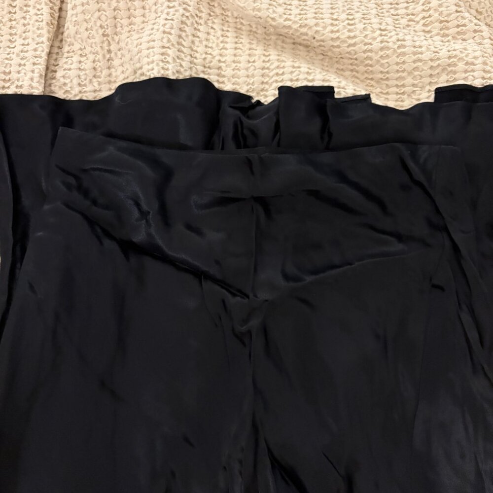 Rails Maya Silk Midi Skirt Black Size S - Picture 2 of 5
